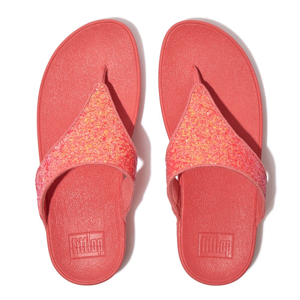 FitFlop good Women's Lulu Glitter Toe Flip Flops Sz 6