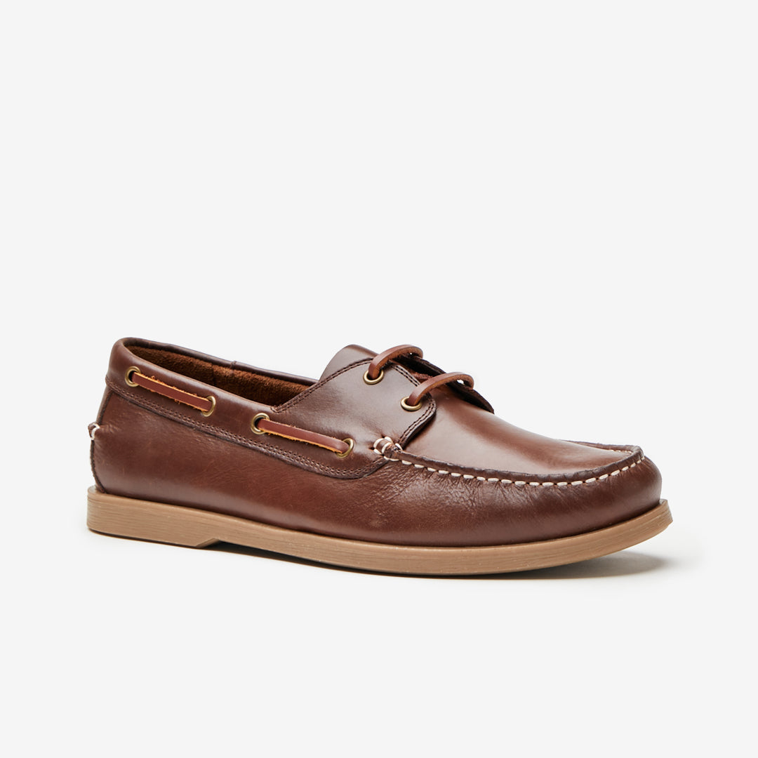 Men s Steven Leather Boat Shoes