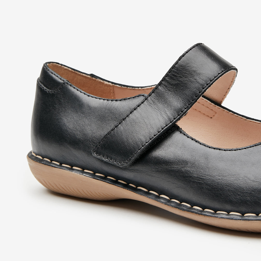 June Leather Mary Jane Ballet Style Shoes