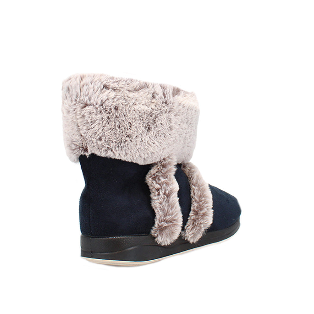 Wide discount slipper boots