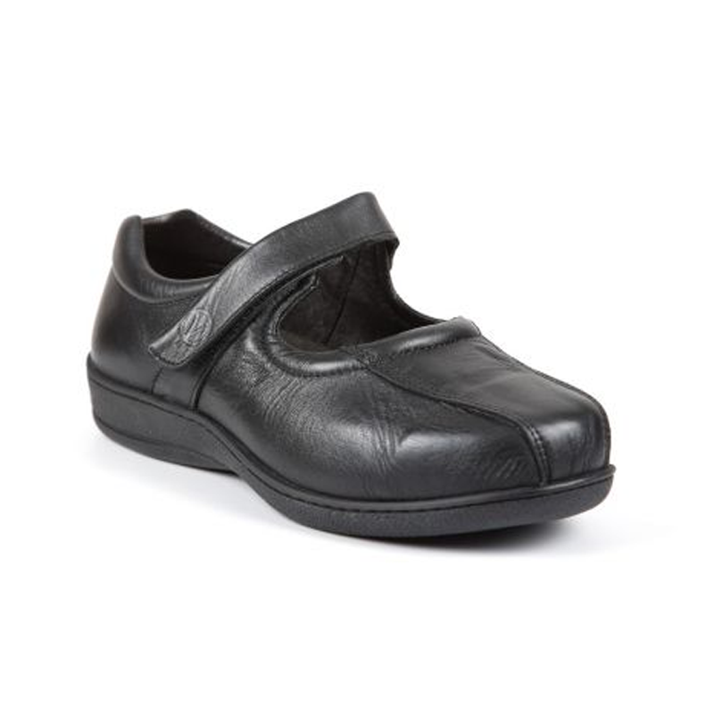 Zinder | Extra Wide Fit Women's Leather Mary Jane Shoe | Sandpiper ...
